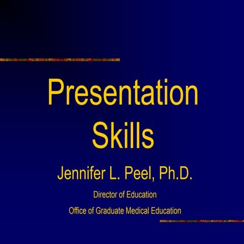 Presentation skills