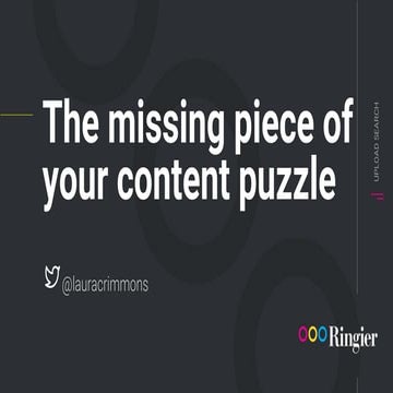 UploadSearch - The missing piece of your content distribution puzzle