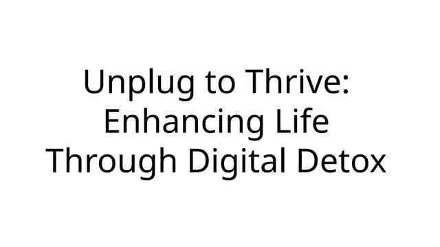 Stunning Entrepreneur Digital Detox Experience image