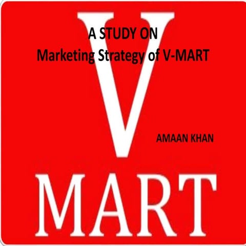 marketing strategy of vmart