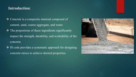 Concrete cube casting and Testing. | PPT