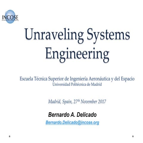 Unravelling Systems Engineering 