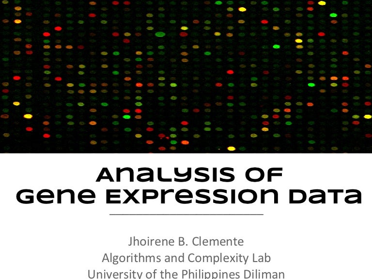 Gene Expression Data Analysis