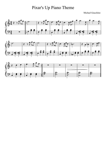 Up Partitura para piano