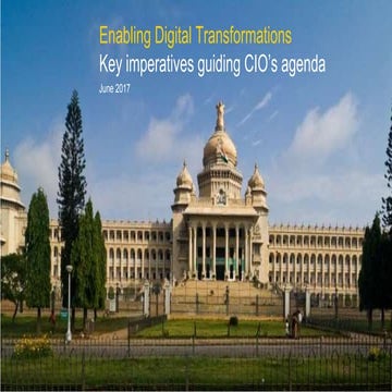 Key Imperatives for the CIO in Digital Age By Lalatendu Das Digital VP, Associate Principal at McKinsey & Company