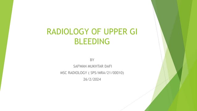 Radiological approach to gastric ulcer disease | PPTX