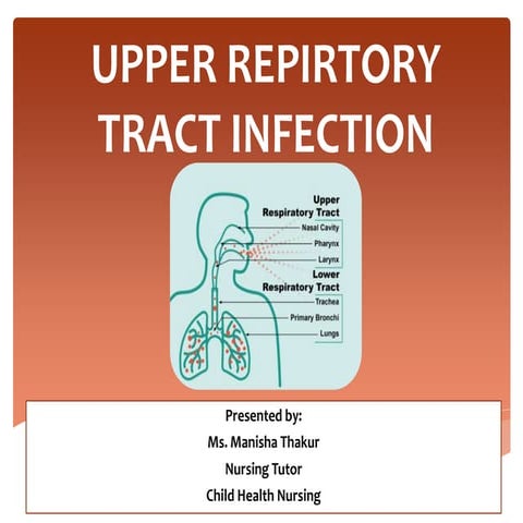 PEDIATRIC: Upper respiratory tract infectionS in children: SINUSITIS, NASOPHA...
