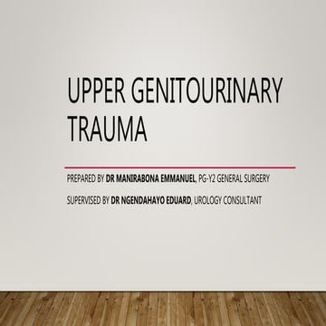 Urology Trauma