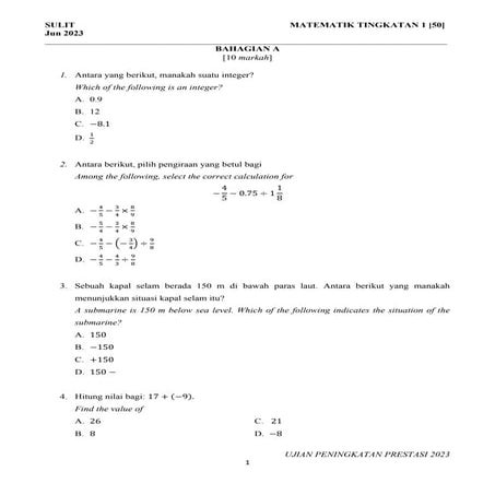 UPP Matematik Tingkatan 1 Jun 2023.pdf