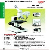 Upright metallurgical microscope mhl 44 new