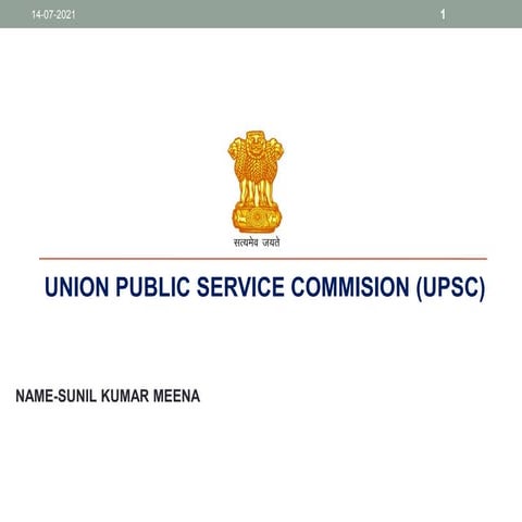 UPSC Presentation