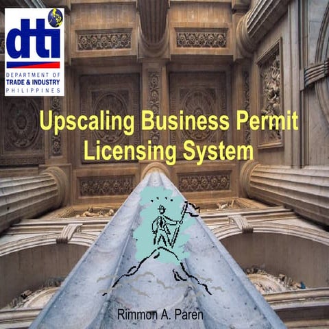 Upscaling business permit licensing system | PPT