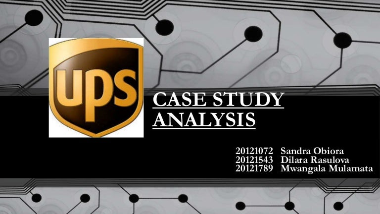 Ups in india case study picture