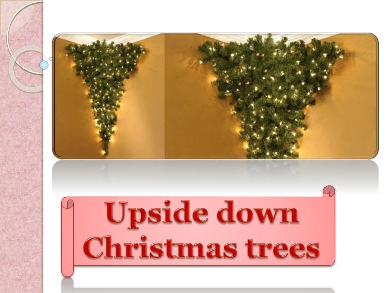 Upside down christmas trees