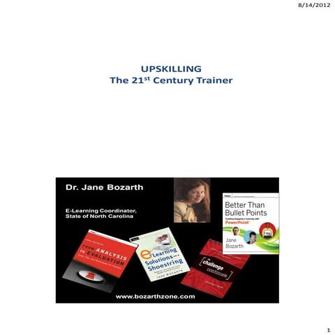 Informal Learning and Social Media: Upskiilling for 21st Century Training