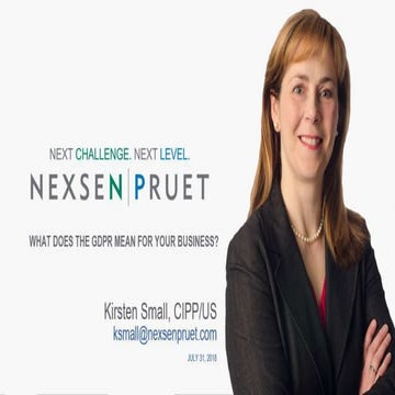 What is the GDPR & What does it mean for YOUR business?