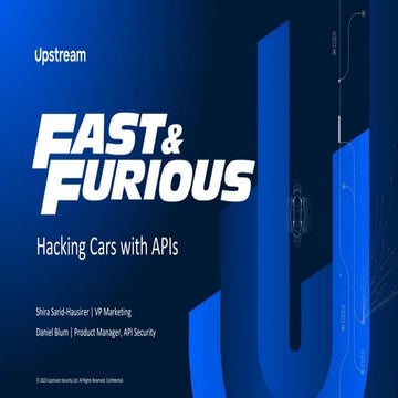 INTERFACE by apidays 2023 - Fast & Furious: Hacking Cars with APIs, Shira Sar...