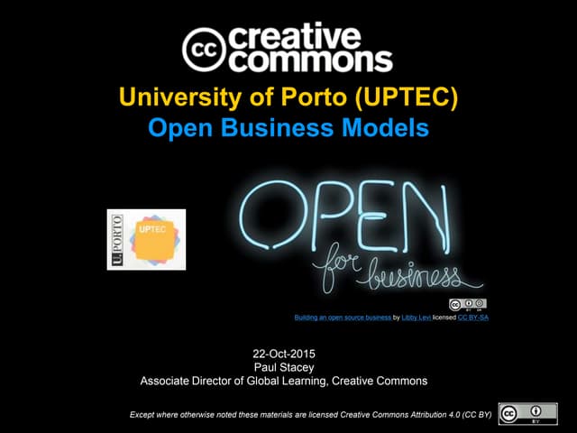 UPTEC Open Business Models Workshop