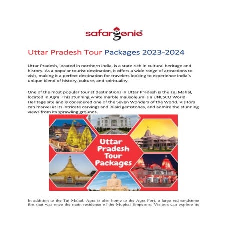 Uttar Pradesh Tour Package 2023/2024
