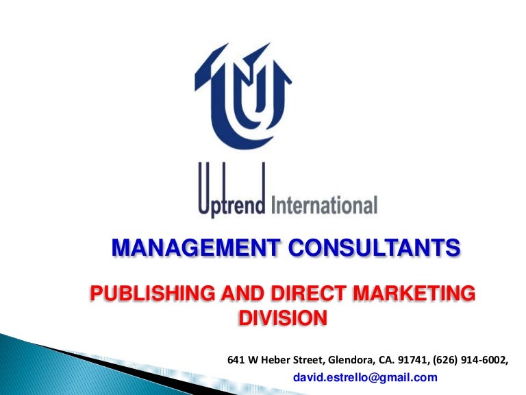 Upt Publishing And Direct Marketing Serv English Version - 