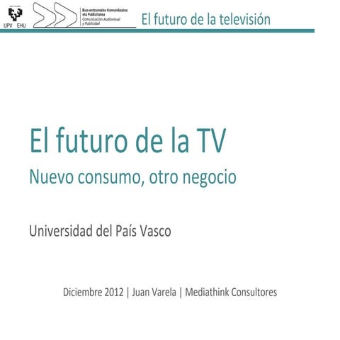 El futuro de la TV