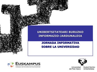 ACCESO A LA UNIVERSIDAD DEL PAIS VASCO