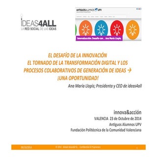  Desafío de la innovacion, La trans...