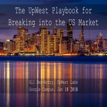 The UpWest Playbook for Breaking into the US Market