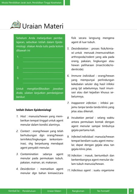 Ukuran-ukuran epidemiologi