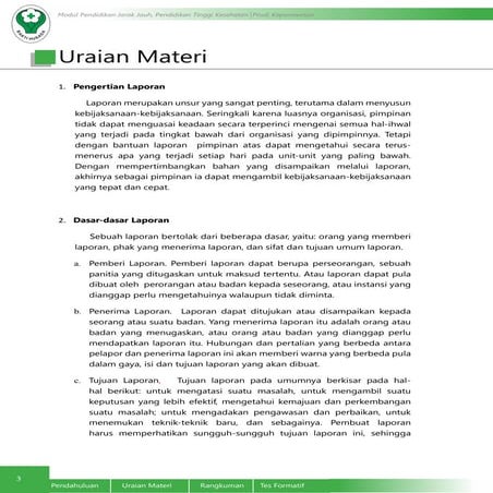 Teknik Pembuatan Laporan | PDF