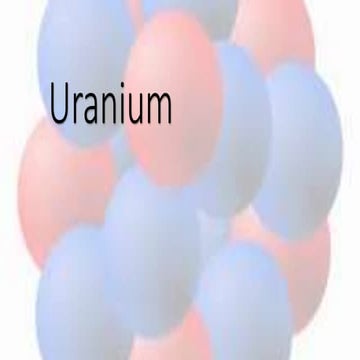Uranium chem 320