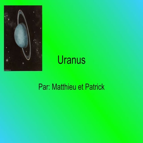 Uranus | PPTX