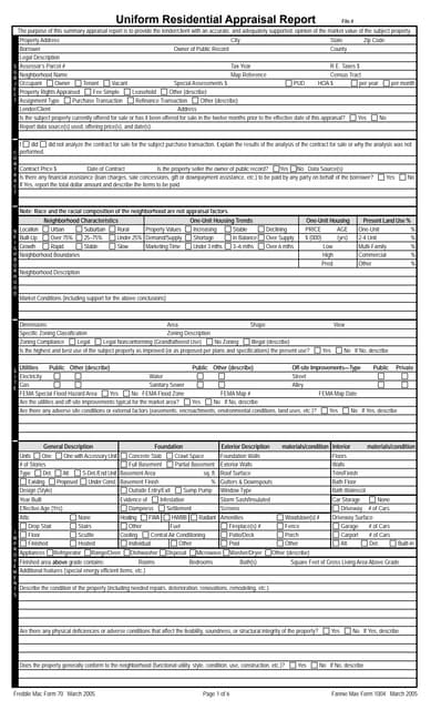 freddie-mac-blank-appraisal-form-70