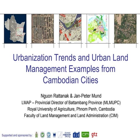 Urban Land Managment Examples From Cambodia