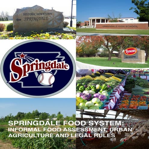 Springdale, Arkansas: FOOD SYSTEM ASSESSMENT