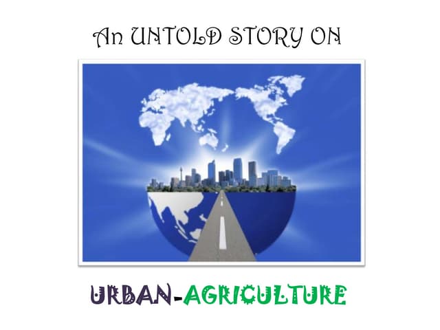 Urban agriculture