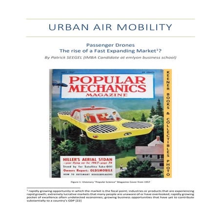 Urban Air Mobility | PDF