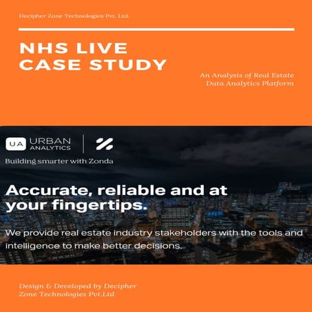 Urban Analytics Case Study: Developed by Decipher Zone