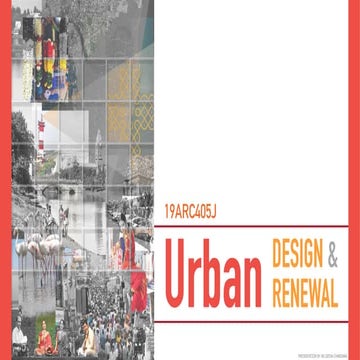 URBAN DESIGN & RENEWAL_EVOLUTION OF URBAN DESIGN