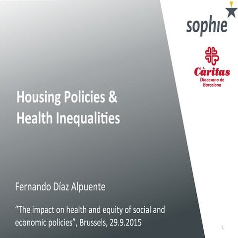 Housing policies & Health inequalities