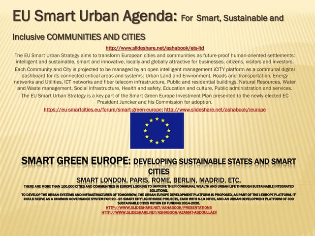 EU Smart Urban Agenda