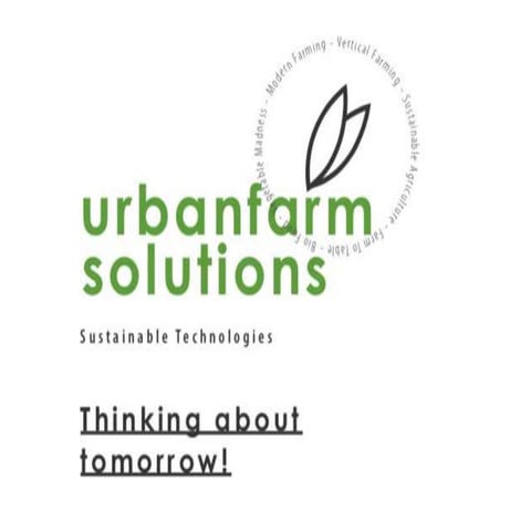Urbanfarm. solutions introduction