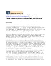 Urbanisation changing face of pover...