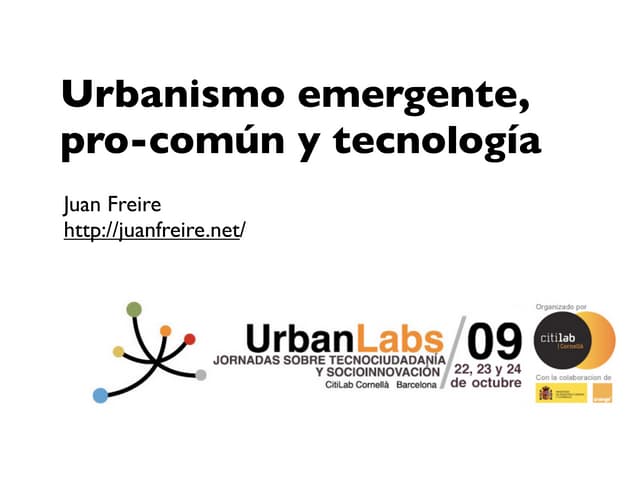 Taller Ecología y Procomún (Laboratorio del Procomún, Medialab Prado 10 Feb10)