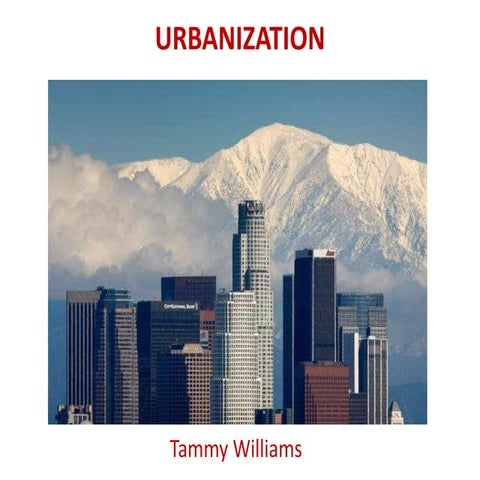 Urbanization