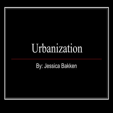 Urbanization (ning 4)