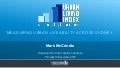 Urban living index McCrindle slideshare