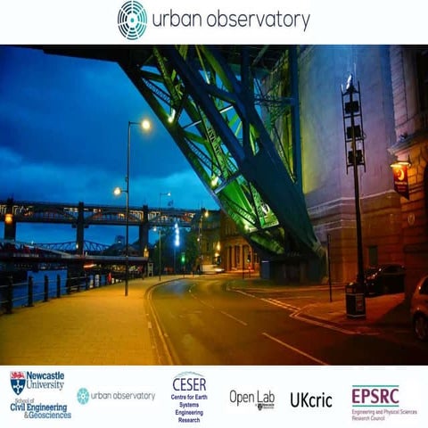 Urban observatory overview - Phil James