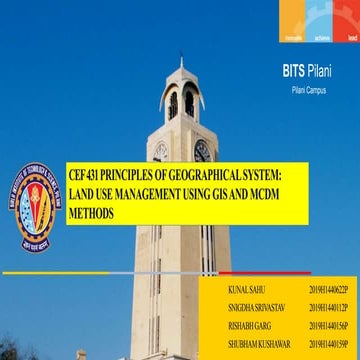 Urban planning using fuzzy ahp and gis