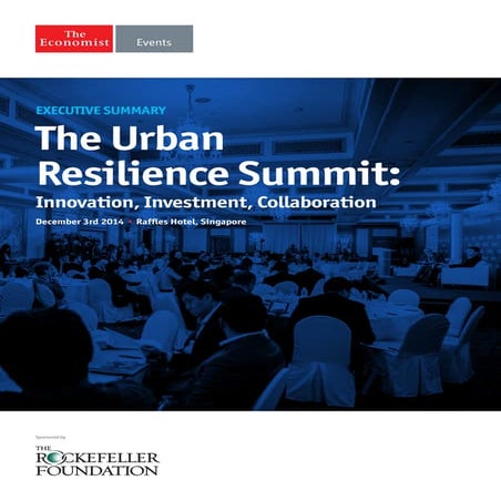The Urban Resilience Summit: Executive Summary (2014)
